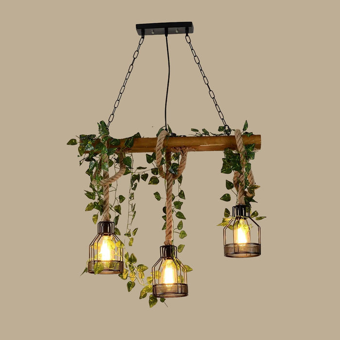 Rustic Wooden Chandelier-DWHOME