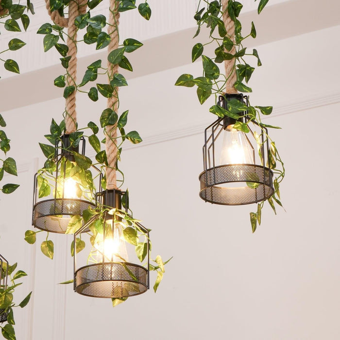 Rustic Wooden Chandelier-DWHOME