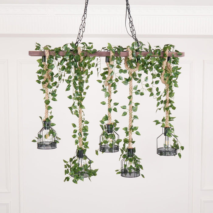 Rustic Wooden Chandelier-DWHOME