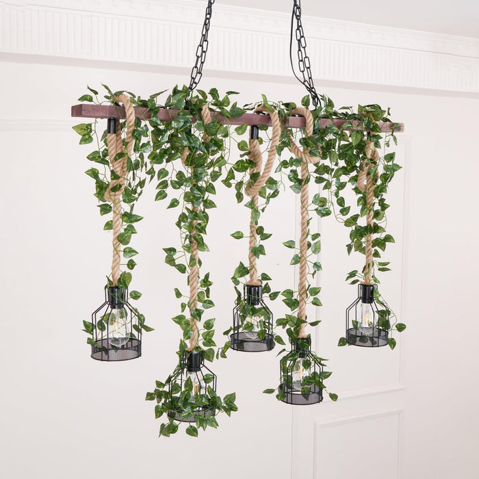 Rustic Wooden Chandelier-DWHOME