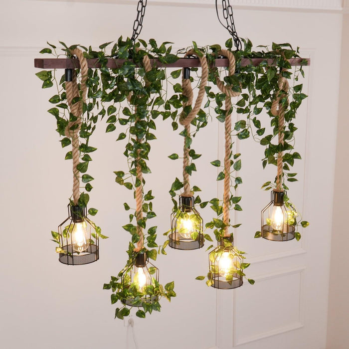 Rustic Wooden Chandelier-DWHOME