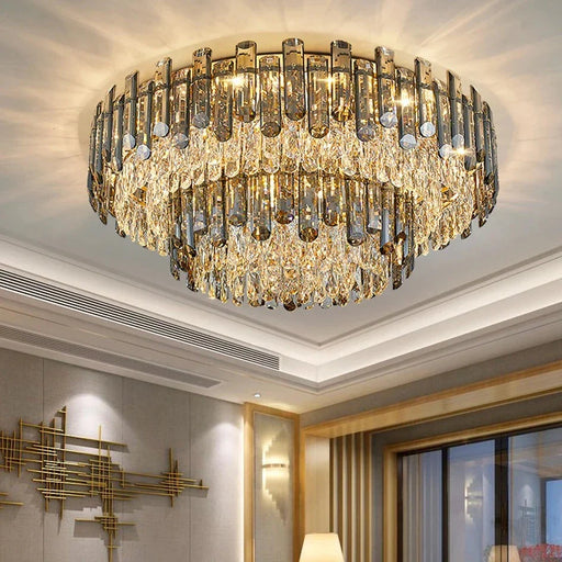 Venice 2-Tier Crystal Chandelier-DWHOME