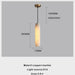 Moonshade Natural Marble Pendant Light-DWHOME
