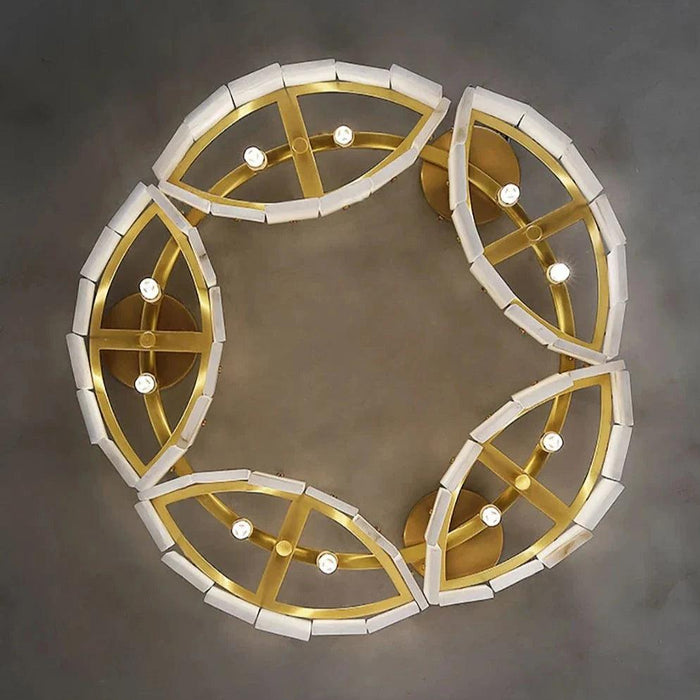 Natural Marble Modern Chandelier Light - DWHOME
