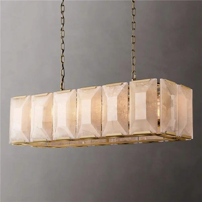 Villano Calcite Crystal Dining Room Chandelier - DWHOME