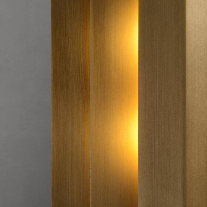 Brushed Copper Modern LED Wall Sconce - DWHOME