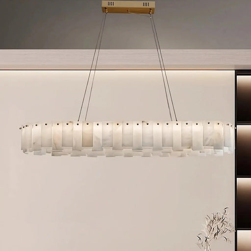 Moonshade Marble Dining Room Chandelier-DWHOME