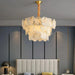 3-Tier Natural Marble Modern Chandelier - DWHOME