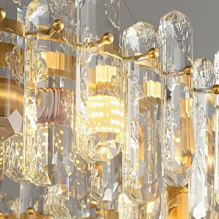 60" Marini Crystal Dining Room Chandelier - DWHOME