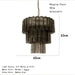 Burney Glass Chandelier-DWHOME