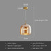 Modern Glass Pendant Light luxury Chandelier Deco Nordic Led Hanging Light Fixtures Bedroom Modern Luminaire Suspension lamp - DWHOME