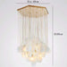 Moonshade Natural Marble Modern Chandelier - DWHOME