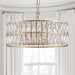 Bacci Crystal Drum Chandelier-DWHOME