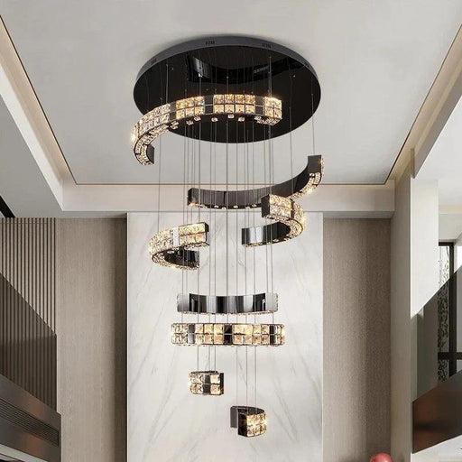 Bacci 40" Crystal Chandelier-DWHOME