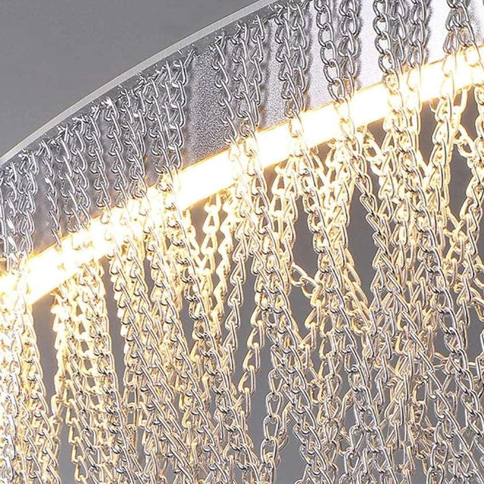 Cadena Tassel Modern Ring Chandelier - DWHOME