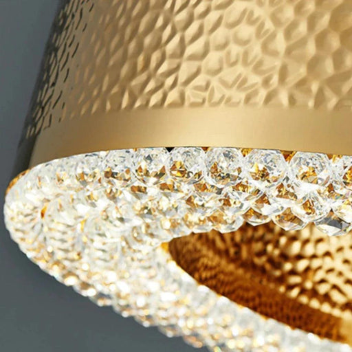 Giovanni Gold Plated Crystal Dining Room Chandelier-DWHOME