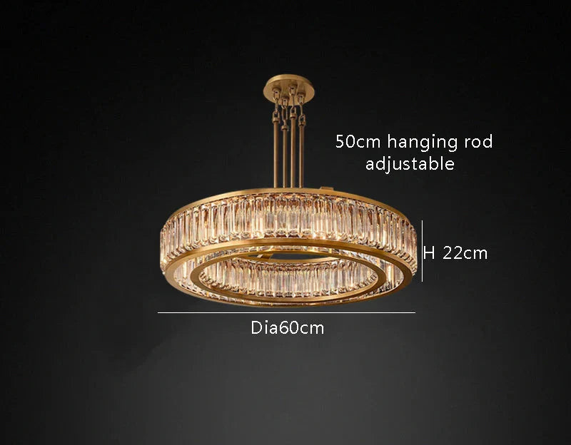 Romano Crystal Modern Chandelier-DWHOME