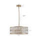 Bacci Crystal Drum Chandelier-DWHOME