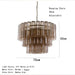 Burney Glass Chandelier-DWHOME