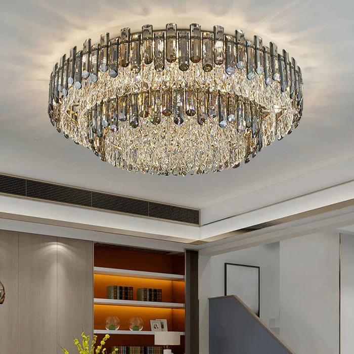 Venice 2-Tier Crystal Chandelier-DWHOME