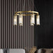 Palermo 6-Light Modern Chandelier For Living Room - DWHOME