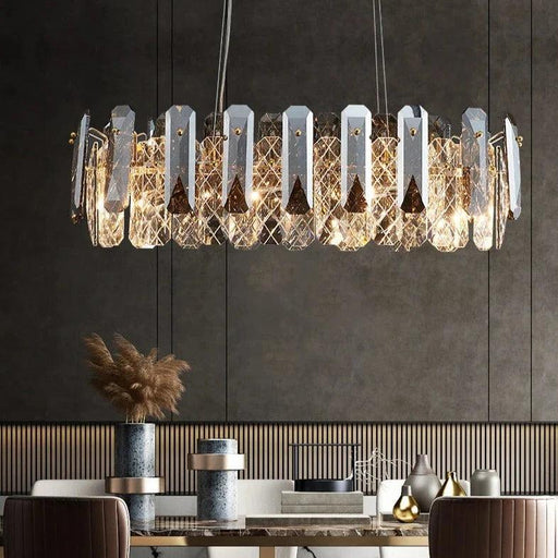 Lazzo Crystal Ceiling Chandelier-DWHOME