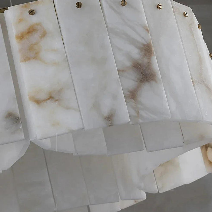 Moonshade Natural Marble Ceiling Light Fixture - DWHOME
