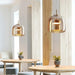 Modern Glass Pendant Light luxury Chandelier Deco Nordic Led Hanging Light Fixtures Bedroom Modern Luminaire Suspension lamp - DWHOME