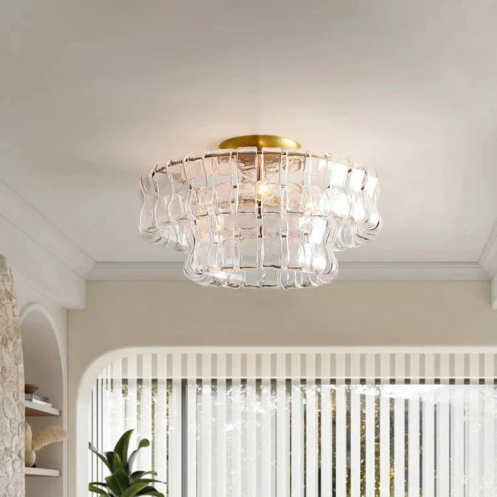 Riviera Flush Mount Chandelier-DWHOME