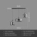 Modern Glass Pendant Light luxury Chandelier Deco Nordic Led Hanging Light Fixtures Bedroom Modern Luminaire Suspension lamp - DWHOME