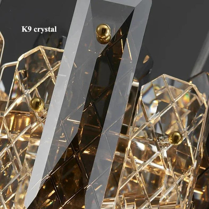 Lazzo Crystal Modern Chandelier-DWHOME