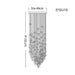 "Pendentif Multi-Cristal Duplex DWHOME"