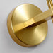 Glass and Brass Wall Light Fixture - DWHOME