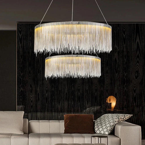 Cadena 2-Tier Modern Chandelier-DWHOME