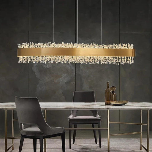 Capri Crystal Dining Room Chandelier-DWHOME