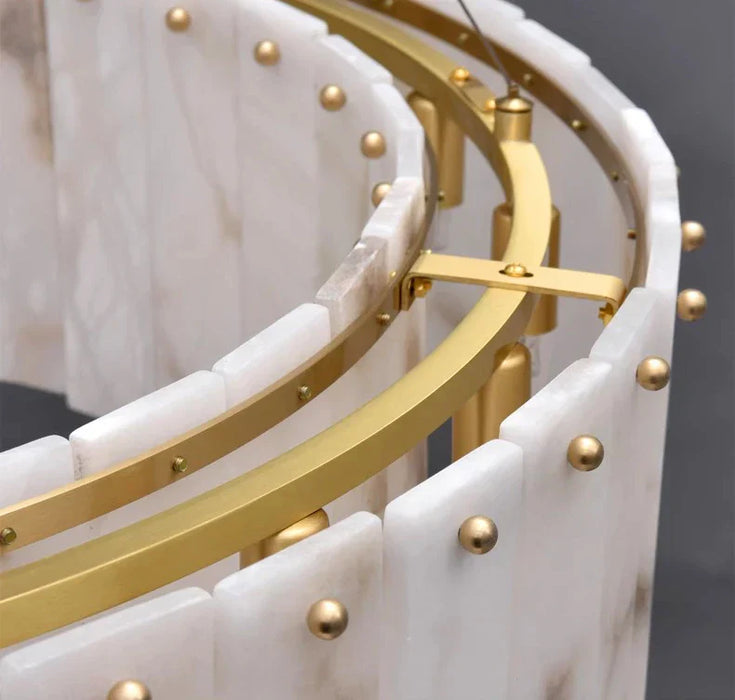 Oakley Marble Chandelier-DWHOME