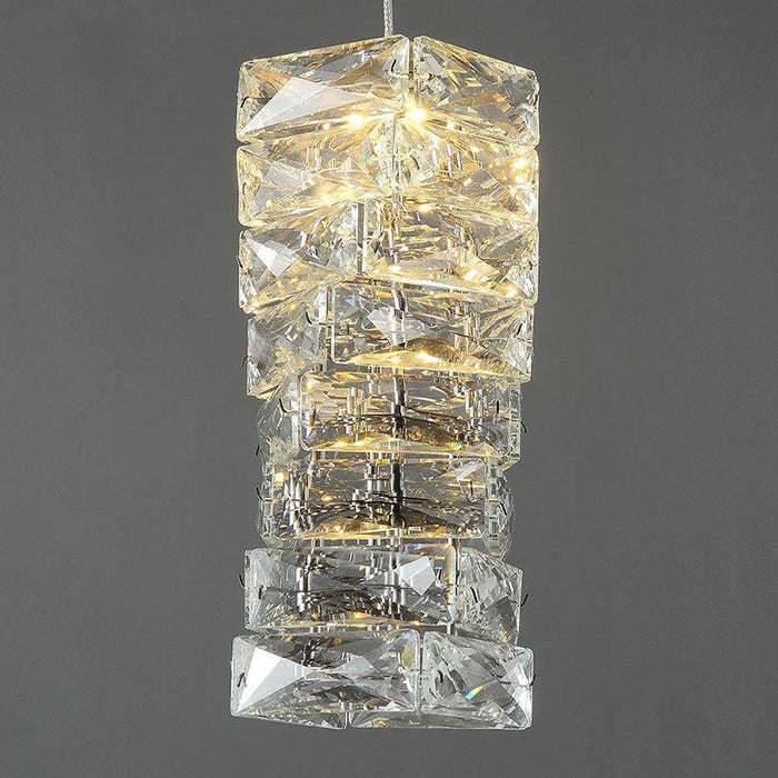 Bacci Crystal Pendant Light Fixture - DWHOME