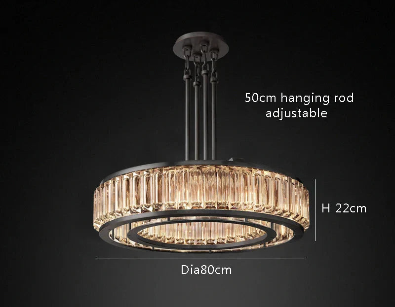 Romano Crystal Modern Chandelier-DWHOME