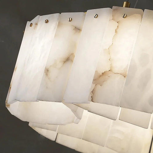 Natural Marble Modern Chandelier Light-DWHOME