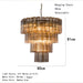 Burney Glass Chandelier-DWHOME
