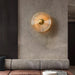 Glass Ripple Copper Wall Sconce - DWHOME