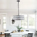 Bacci Crystal Drum Chandelier-DWHOME