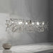 Luxury Silver LED Chandelier - Modern Stainless Steel - DWHOME