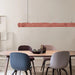 Nordic Minimalist Wabi-Sabi Wind LED Strip Restaurant Pendant Lights Home Decor Dining Room Bar Chandelier Hanging Lamp Fixtures - DWHOME
