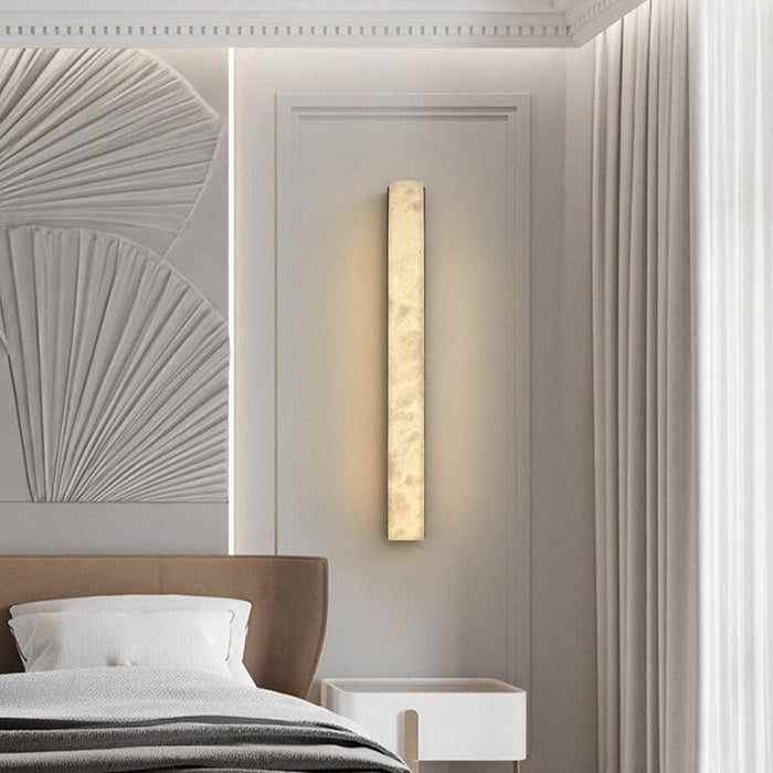 Applique en marbre Collection Moonshade, Noir-DWHOME