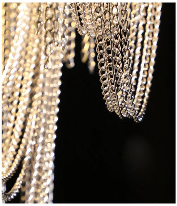 Cadena Chain Tassel Dining Room Chandelier-DWHOME