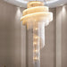 Cadena Metal Chain Tassel Entryway Chandelier - DWHOME