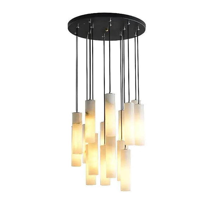 16-Pendant Marble Light Fixture-DWHOME