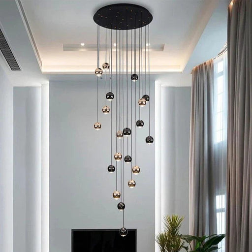Multi Pendant Modern Duplex Chandelier-DWHOME