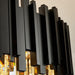 Gio Flush Mount Chandelier, Black - DWHOME